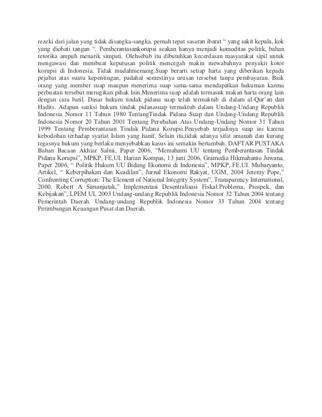 Kewarganegaraan Tentang Dampak Korupsi