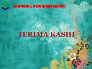 Ekonomi, Kewirausahaan

 