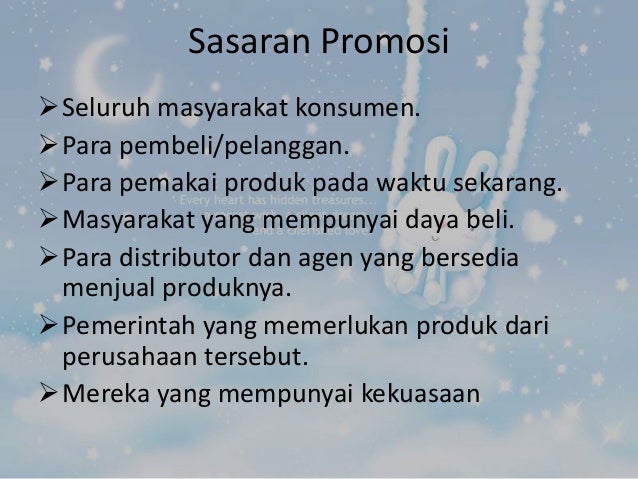 Pemasaran produk ditinjau dari aspek promosi (KWU)