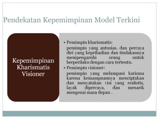 Pendekatan Kepemimpinan Model Terkini
 