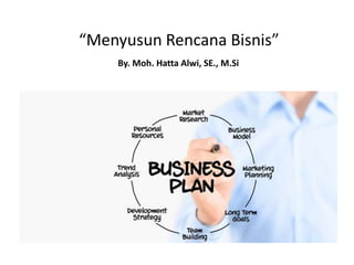 “Menyusun Rencana Bisnis”
By. Moh. Hatta Alwi, SE., M.Si
 