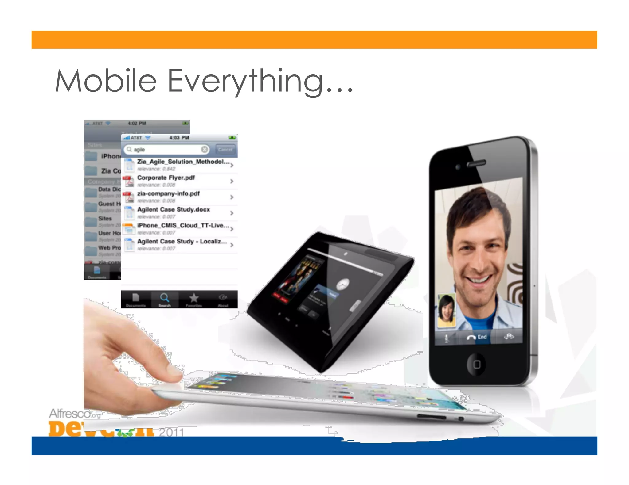 Mobile Everything…
 