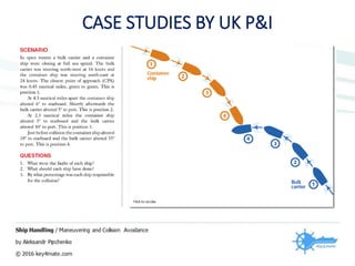 CASE STUDIES BY UK P&I
 