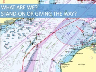 WHAT ARE WE?
STAND-ON OR GIVING THE WAY?
 