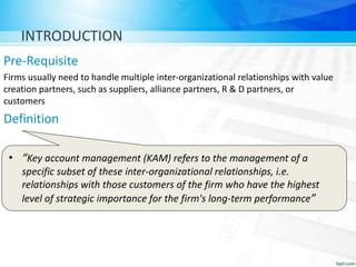 Key account management as manager's capability | PPTX
