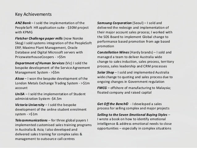 key achievements key achievements