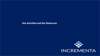 Key Activities and Key Resources
 