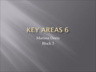 Marissa Doria Block 3 