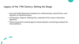 Key Design Movements Key Art and Design Movements History.pptx