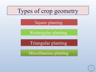 crop geometry and production configuration | PPTX