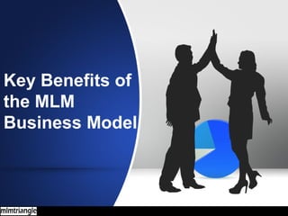 Key Benefits of
the MLM
Business Model
 