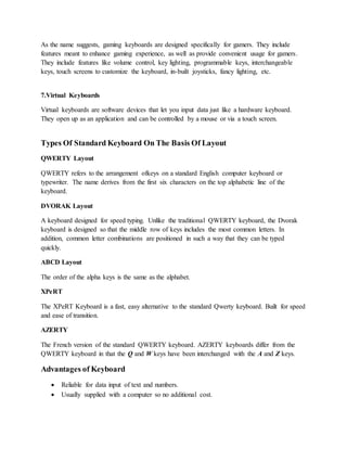 Keyboard Key Line Name Computer keyboardKeyboard | DOCX