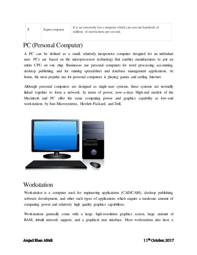 External Devices of computer