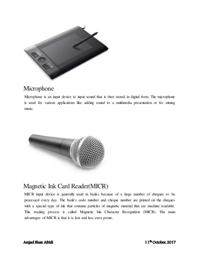 External Devices of computer