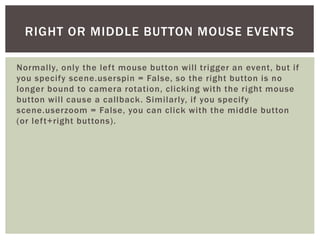 Keyboard and mouse events in python | PPT