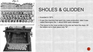 Keyboard history | PPTX