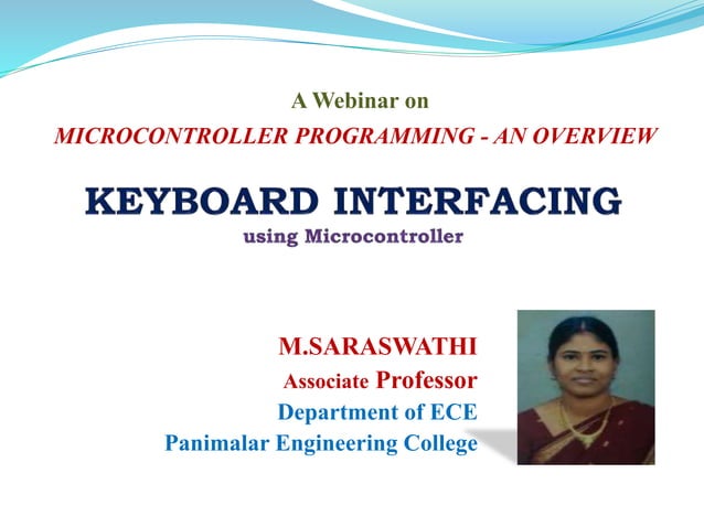 Microcontroller- An overview | PPT