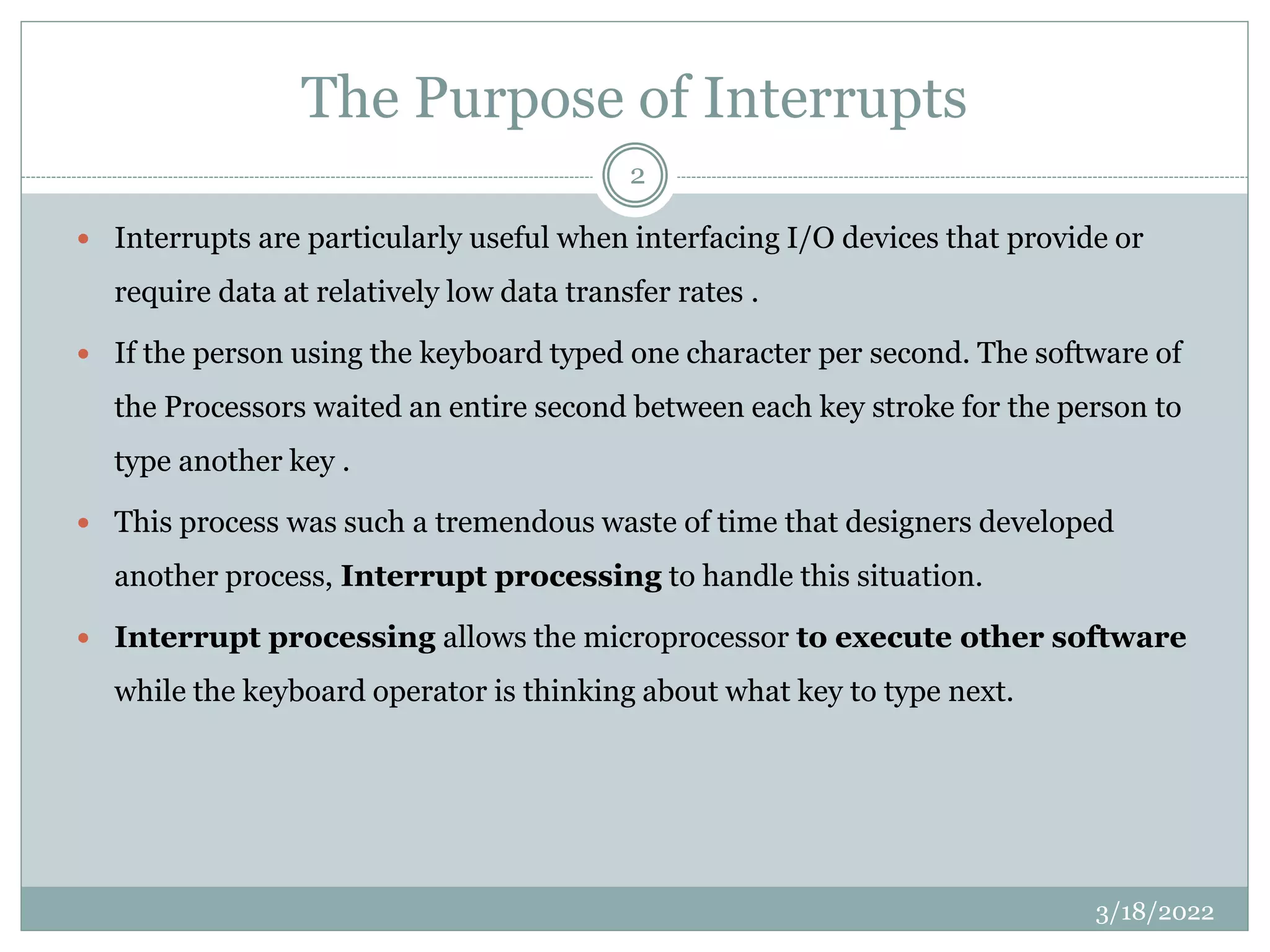 Keyboard interrupt | PPTX