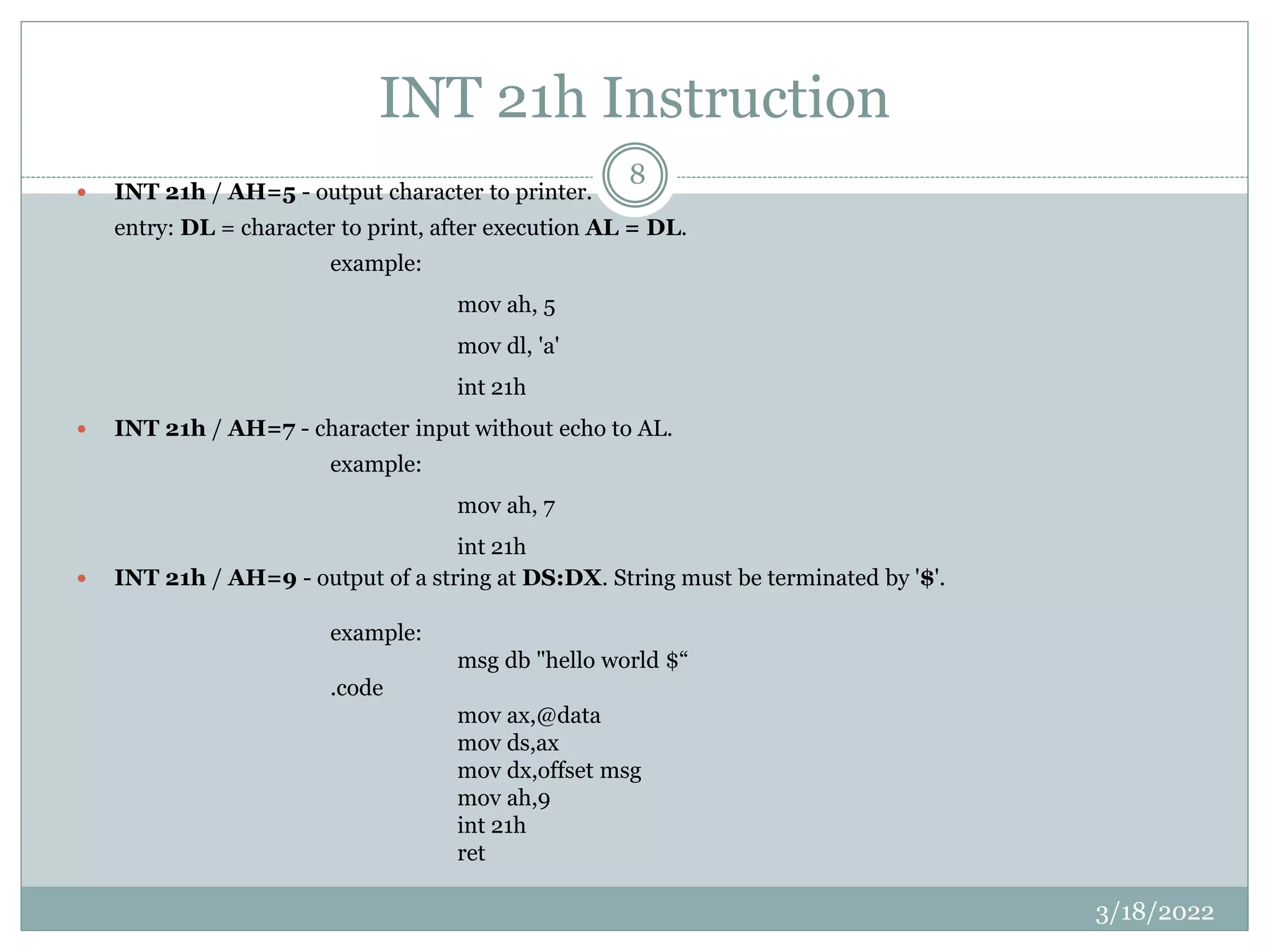 Keyboard interrupt | PPTX | Operating Systems | Computer Software and ...