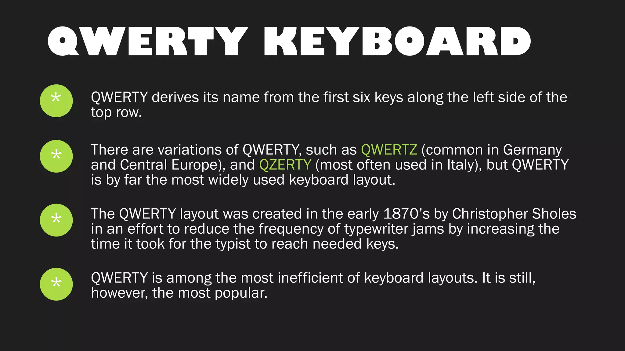 Keyboard layout guide | PPT