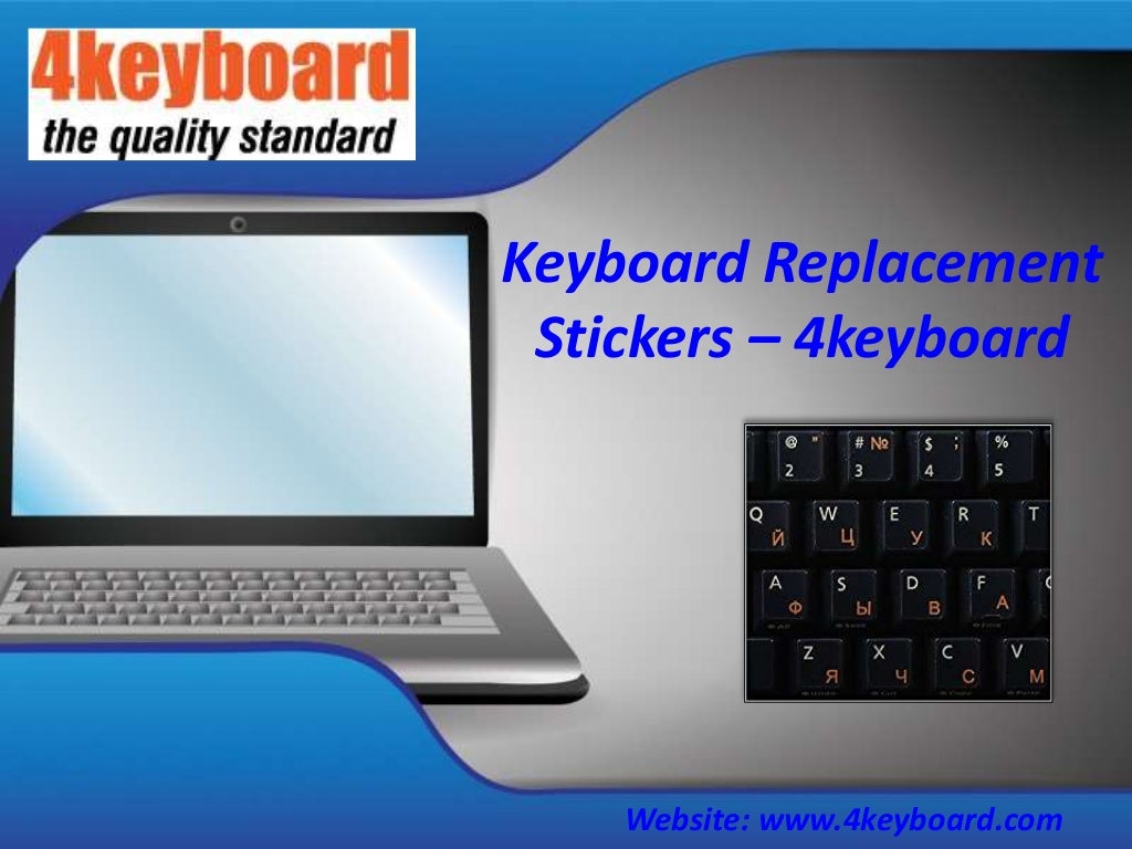 Keyboard Replacement Stickers 4keyboard