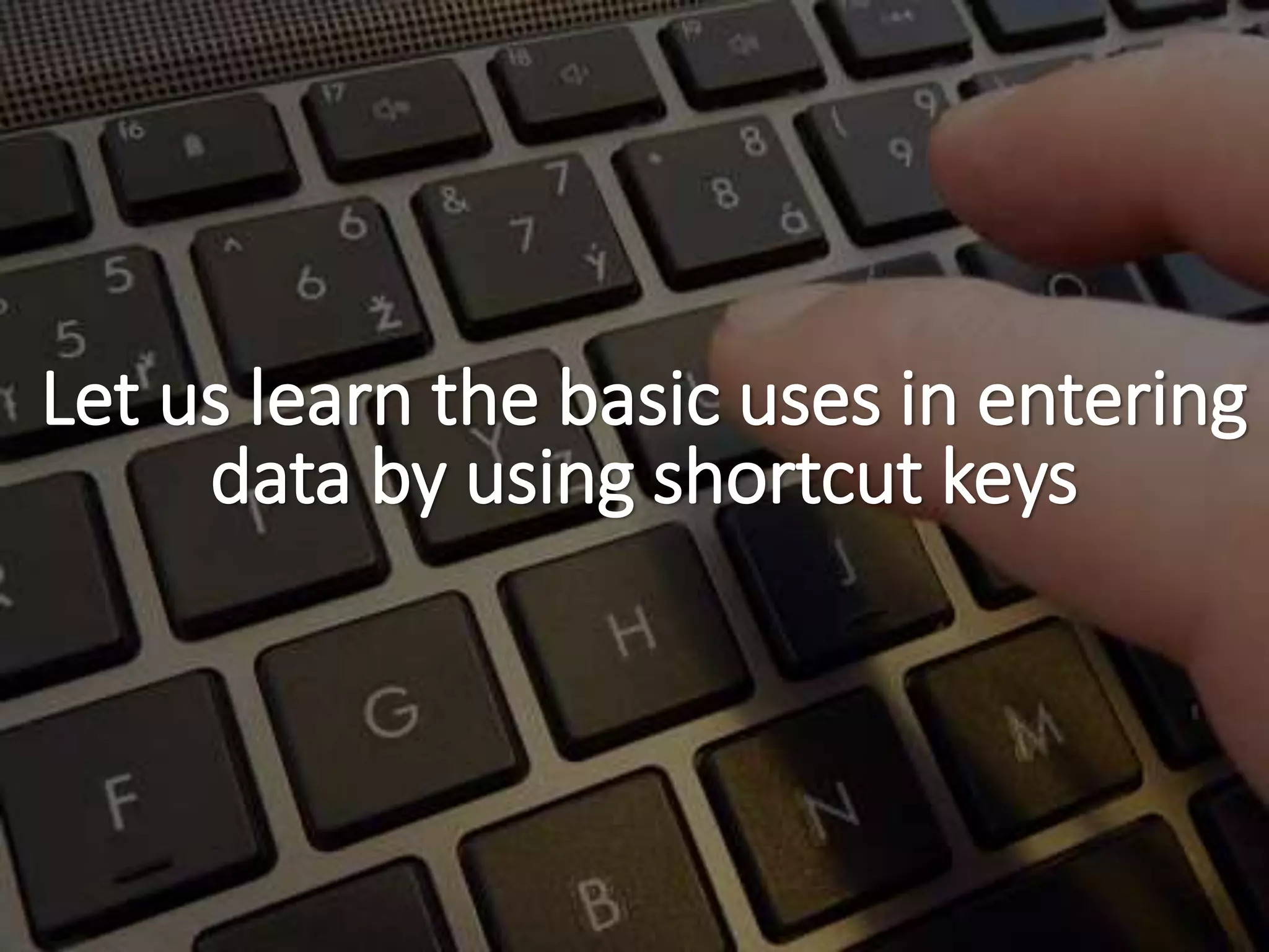 Keyboard shortcuts | PPTX