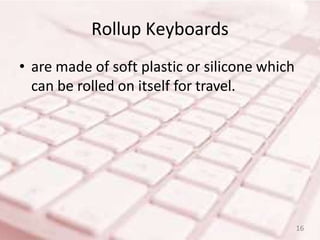 Keyboard Rollops Keyboard | PPTX