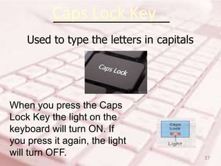 Caps Lock Key Examples Keyboard | PPTX