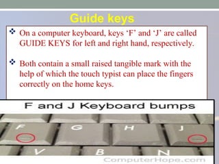 Keyboard Skills: types of typing Skills for students | PPT