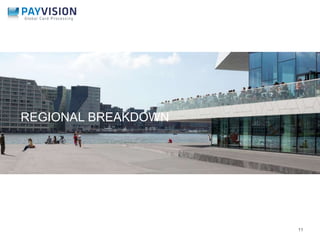 11 
REGIONAL BREAKDOWN 
 