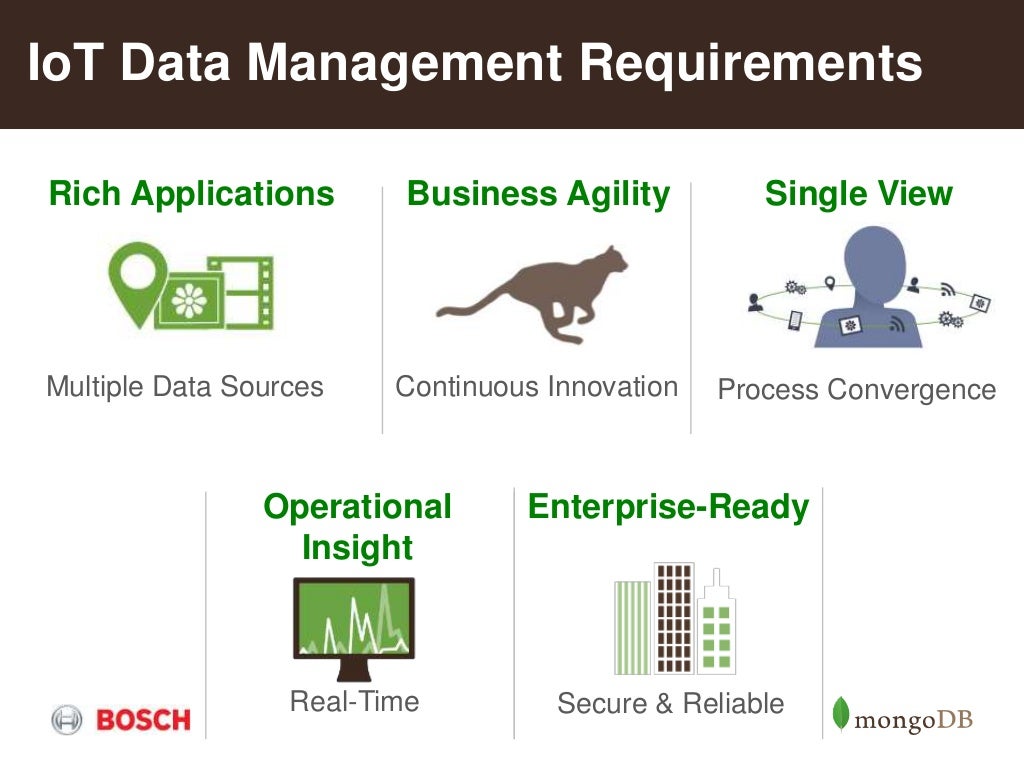 Key Data Management Requirements for the IoT