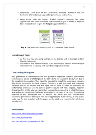 Flex Testing Software Key challenges in flex based performance testing | DOCX
