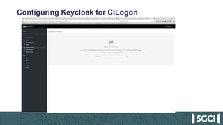 Configuring Keycloak for CILogon
 