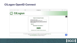 CILogon OpenID Connect
 