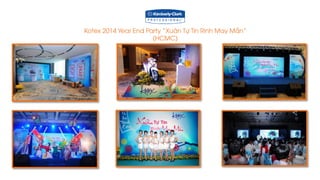 Kotex 2014 Year End Party “Xuân Tự Tin Rinh May Mắn”
(HCMC)
 