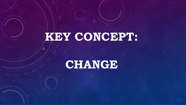 Key Concept: Change