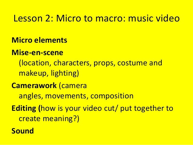 Key Concept Media Language