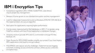 Key Concepts for Protecting the Privacy of IBM i Data | PDF