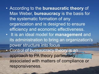 Key Concepts, Theories of Public Administration | PDF