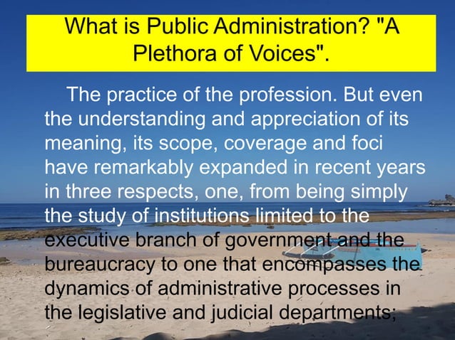 Key Concepts, Theories of Public Administration | PDF | Education