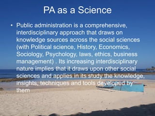 relationship between psychology and public administration