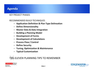 Key Considerations for a Successful Hyperion Planning Implementation | PDF