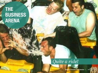 THE
BUSINESS
ARENA




           Quite a ride!
                                                        trend
                 Istanbul Consumer Trend Seminar | | watching
                  São Paulo Consumer Trend Seminar
                                                         .com
 