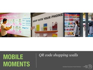 MOBILE    QR code shopping walls

MOMENTS                Istanbul Consumer Trend Seminar |
 
