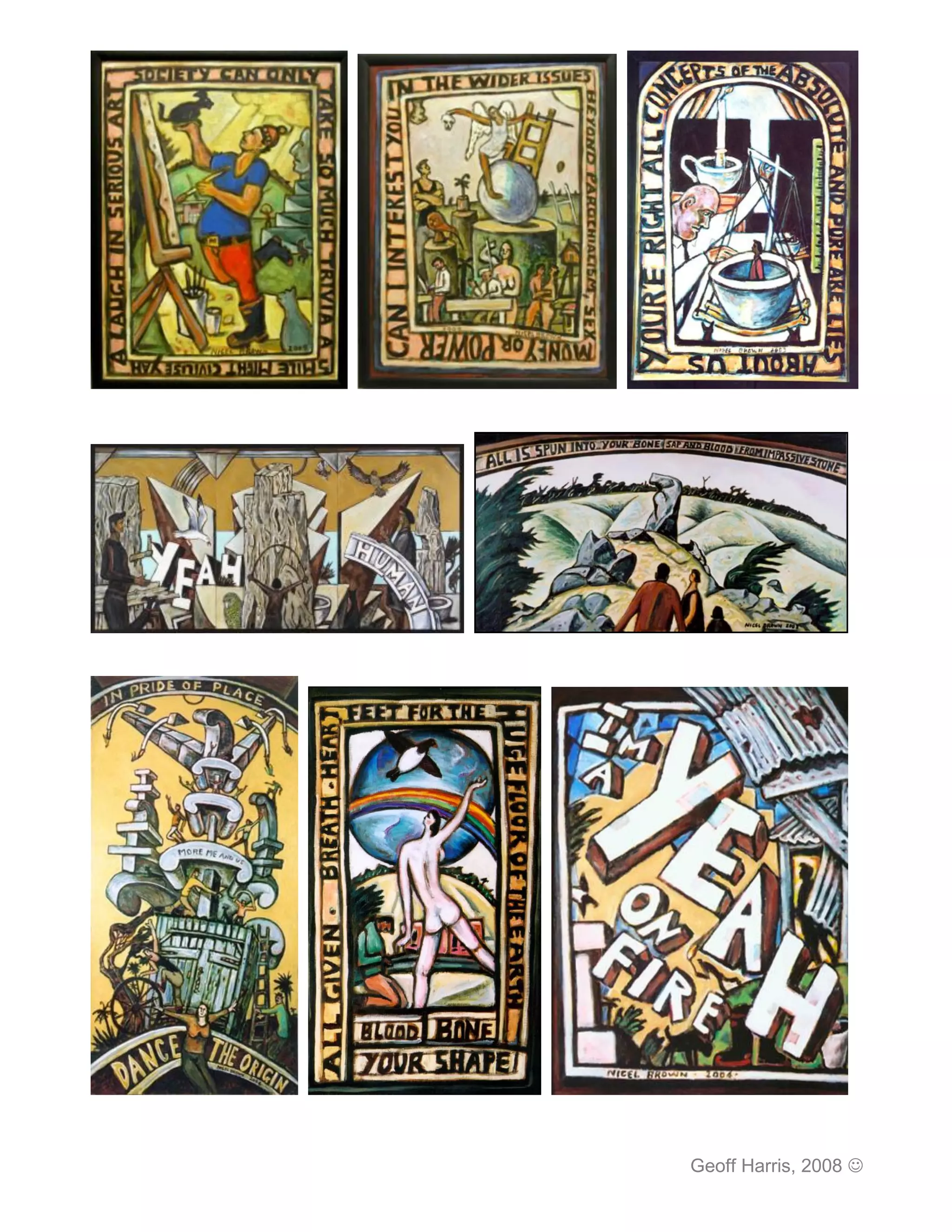 Geoff Harris, 2008 
 