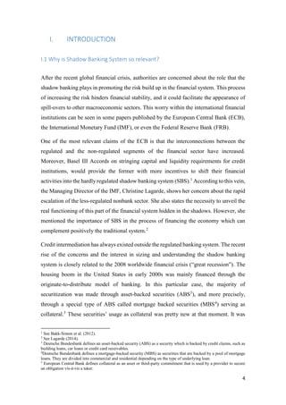 Key determinants of the shadow banking system álvaro álvarez campana | PDF