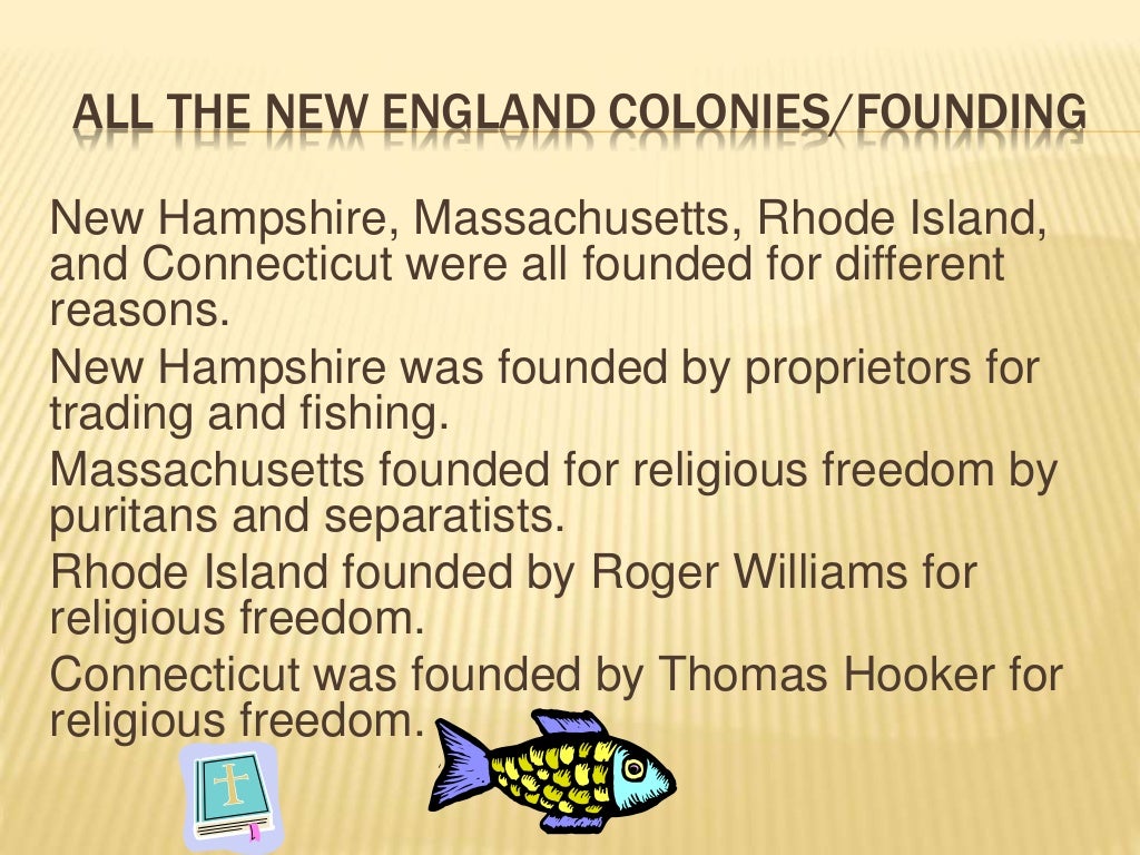 Characteristics Of The English Colonies