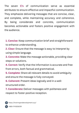 7 C are key elements in effective communication | PDF