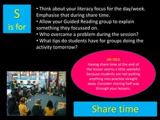 Gis forOne session vs. Two sessionsChoose what works for you!Choose a focus and make it meaningful and targeted towards the needs of your students...High frequency words