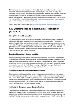 Key Emerging Trends in Real Estate Tokenization (2025–2026).pdf